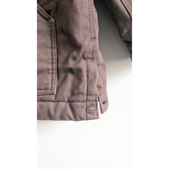 Berne Bark Canvas Insulated Shop Coat Mens 3XLT Workwear Utility Barn Coat Chore - Picture 4 of 11